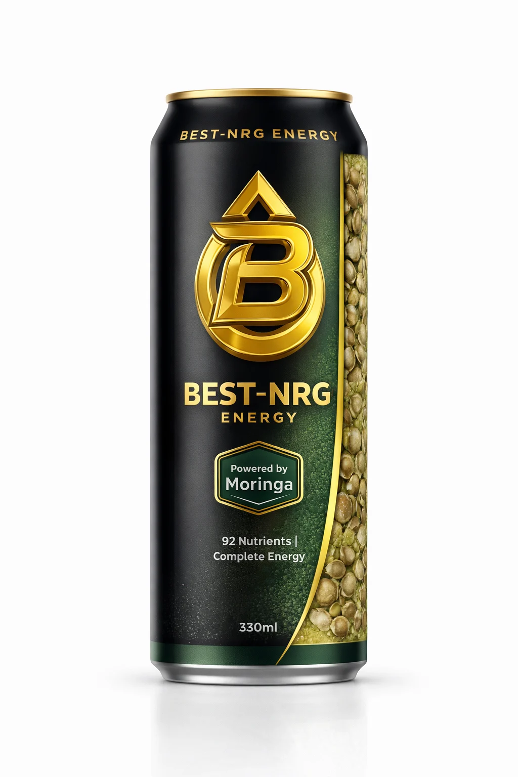 Best-NRG Energy Drink 330ml - powered by Moringa, 92 nutrients, complete energy