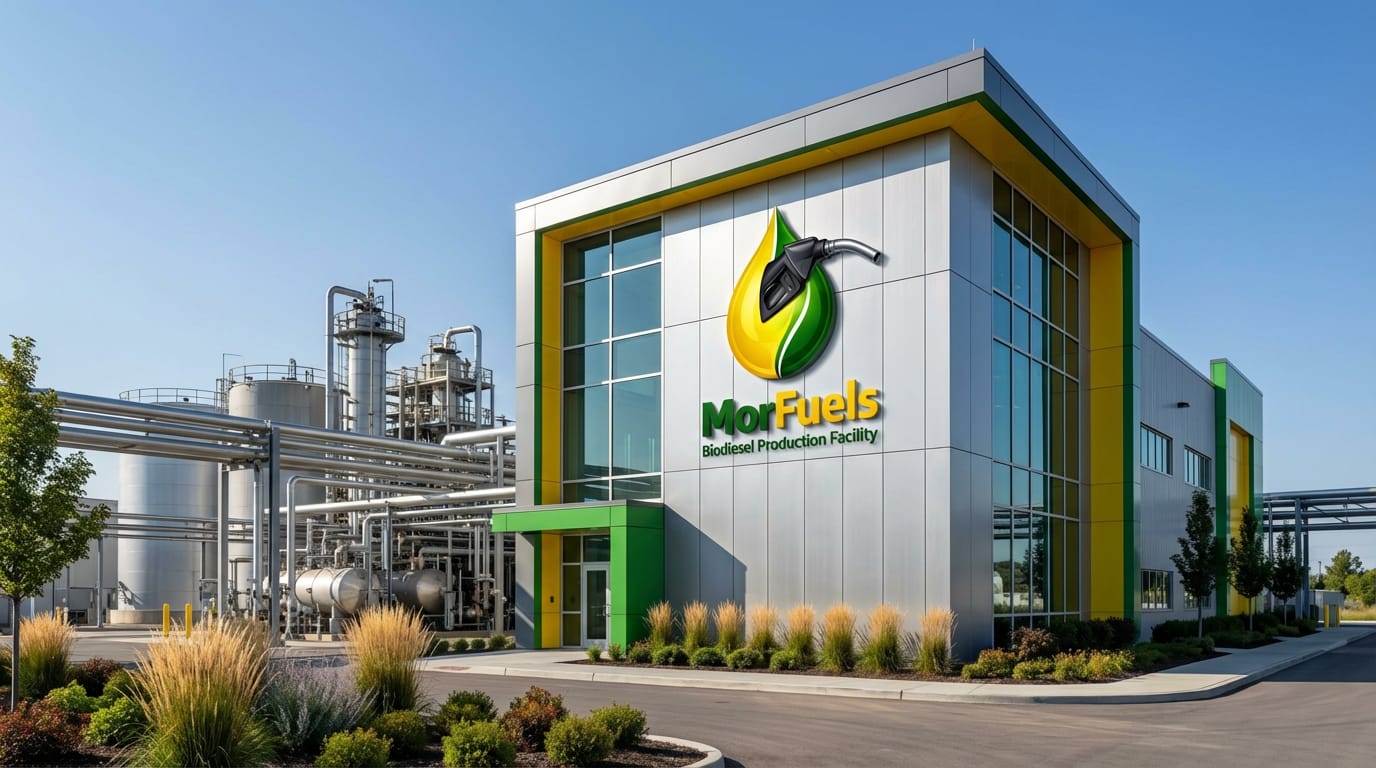 MorFuels Biodiesel Production Facility with processing equipment